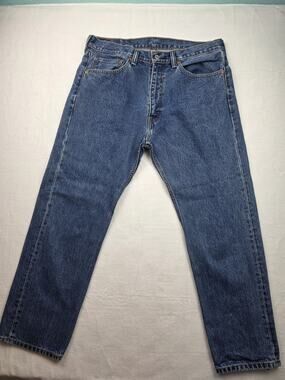 Levi's Men's Jeans 505 Regular Fit Size 36x29 Medium Stonewash